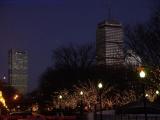 Winter Lights in Dusk East of Kenmore Square, Boston