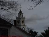 Somber Clock Tower, South Natick, Mass.