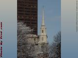Park Street Church in Winter Garb, Boston