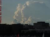 Billowing Cloud Monsters Looming Past Kendall Square