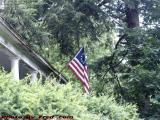 Colonial Flag on Display, Groveland, New York