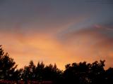 Sunset Fire With Bird, Handlebars and Jet Streak, Peabody