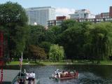 Summer Day at the Swan Boats, Boston Public Garden