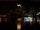 Lower Charles Night Reflections, from Longfellow Bridge