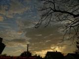 Sunset Cloudscape Over Brookings Street, Medford, Mass.