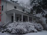 Seven Gullies Homestead in Falling Snow, Groveland, NY