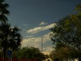 Radio Mast on Interesting Sky, Plantation, Florida