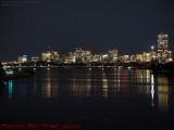 Charles River Nightscape, BU Bridge View