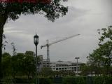 Working Crane Under Varied Clouds, Plantation, Florida