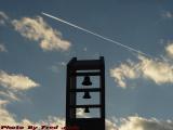 Bell Tower and Jet Streak, Cambridge Street, Cambridge
