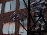 Dynamic Sculpture with Reflections, Cambridgeside
