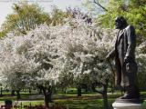 Edward Everett Hale in the Boston Public Garden