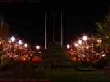 Sculpture and Christmas Lights, Maverick, East Boston