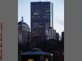 Lighted East Windows, from Boston Commons