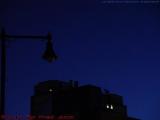 Dark Street Lamp in Dusk, Longwood Medical Area, Boston
