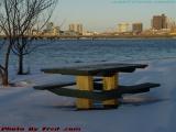 Frozen Picnic Table, Esplanade