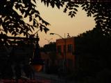 Twilight Street Lamps, Sumner Tunnel, East Boston