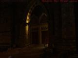 Entrance in Available Light, Holy Cross Cathedral, Boston