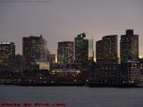 Early Dusk Harbor Skyline, from East Boston