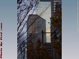 Autumn Sunset Reflections, Huntington Avenue, Boston