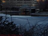 Thawing Late Winter Evening, Lechmere Canal, Cambridgeside