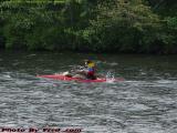 Kayak In Action, Bare Hill Pond, Harvard, Mass.