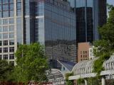Morning Downtown Reflections, from Columbus Park, Boston