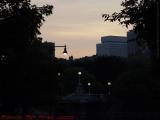 Bridge And Lights At Dusk, Boston Public Garden