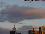 Museum of Science and Sunset Clouds, Boston Skyline