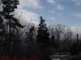 Blue Sky, Receding Winter Ice Storm, Groveland, NY
