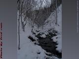 House Gully Perspective with Snow, Groveland, NY