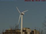 Wind Turbine, viewed from Medford, Mass.