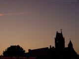 St. Mary's Silhouette at Sunset, Lynn, Massachusetts