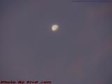 Hazy Late Afternoon Moon, from Medford, Mass.