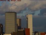 Downtown Boston in Late Afternoon Light, from South End