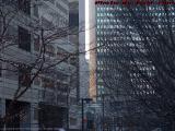 Late Afternoon Winter Cityscape, Huntington Avenue, Boston
