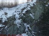 Rock Wall With Snow, Saugus, Massachusetts