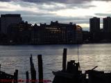 Dusk On Boston's Waterfront, from East Boston