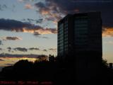 Architectural Silhouettes On Sunset, Near Kendall Square