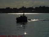 Steaming Through the Sun Beams, Portland Harbor, Maine