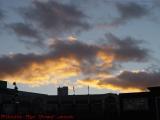 Sunset Fire Over Cambridgeside Galleria, Cambridge