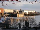 Fish Factory Resting In Day's Last Light, Gloucester
