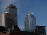 Architectural Lines On Early Spring Sky, South End, Boston