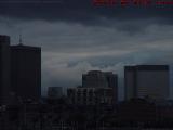 Boston Waterfront and City Hall Plaza Opressed by Clouds