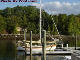 Secluded Island Dock at Low Tide, Portland Harbor, Maine