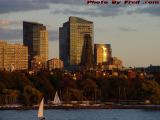 Sunset on the Back Bay, Longfellow Bridge Perspective