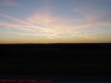 Sunset With Contrails, Groveland, New York