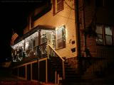 Holiday Front Porch Lighting, Dell Court, Lynn