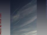 Jet Streak In Clouds With Fading Light, Boston