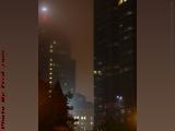 Backlit Spires Under a Storm Warning, Copley Square
